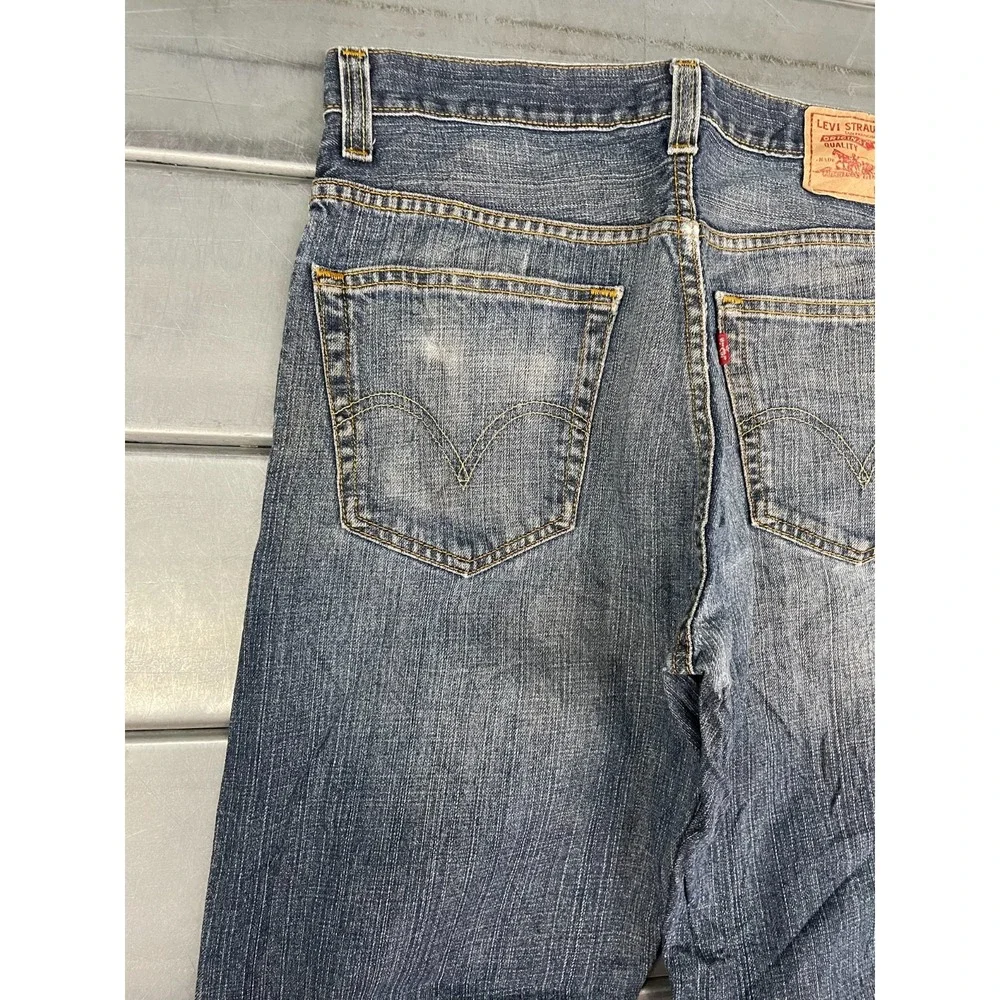 Levis 559 Jeans Mens 32x30 Blue‎ Medium Wash Denim Relaxed Straight 100% Cotton